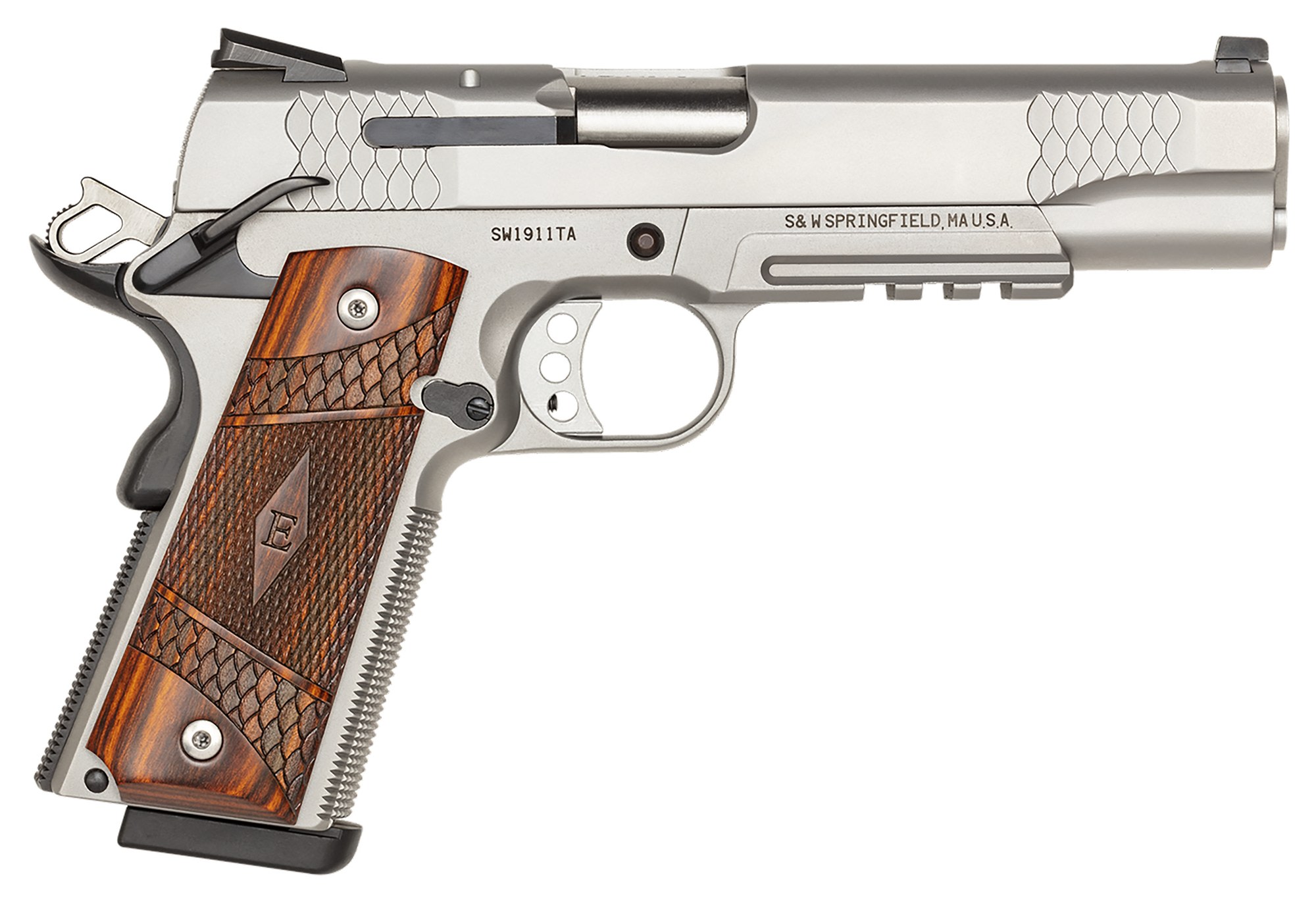 Smith & Wesson 1911 45 ACP 5 Matte Silver-img-1