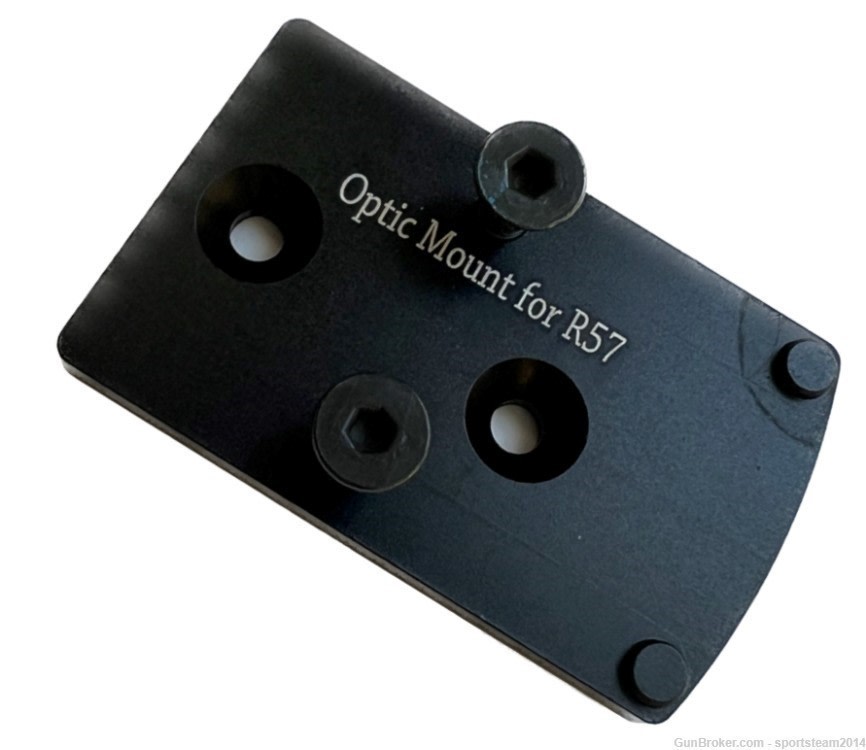 Ruger 57 Pistol OPTIC MOUNT PLATE For Trijicon RMR/SRO, Riton X3 Tactix PRD-img-0