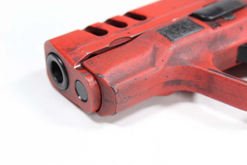Smith and Wesson S&W M&P Shield 9mm Compact Semi Auto w/ Custom Cerakote-img-19