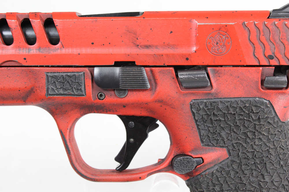 Smith and Wesson S&W M&P Shield 9mm Compact Semi Auto w/ Custom Cerakote-img-8