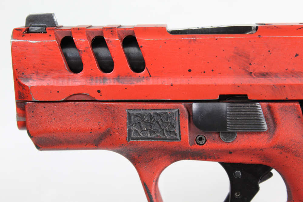 Smith and Wesson S&W M&P Shield 9mm Compact Semi Auto w/ Custom Cerakote-img-7