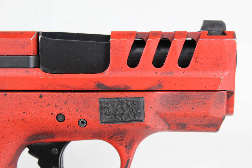 Smith and Wesson S&W M&P Shield 9mm Compact Semi Auto w/ Custom Cerakote-img-4