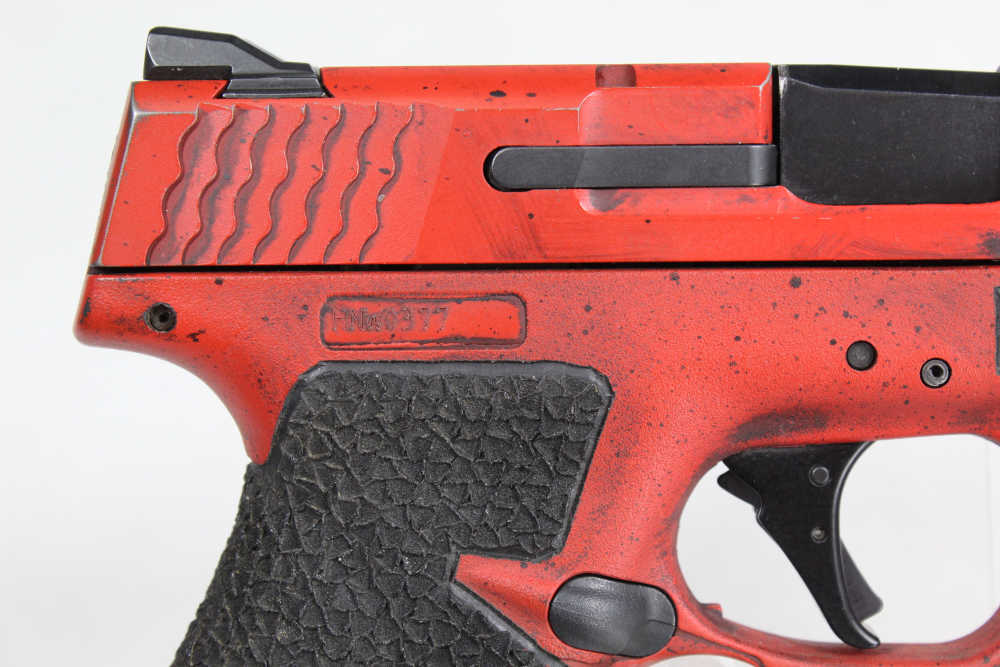 Smith and Wesson S&W M&P Shield 9mm Compact Semi Auto w/ Custom Cerakote-img-3