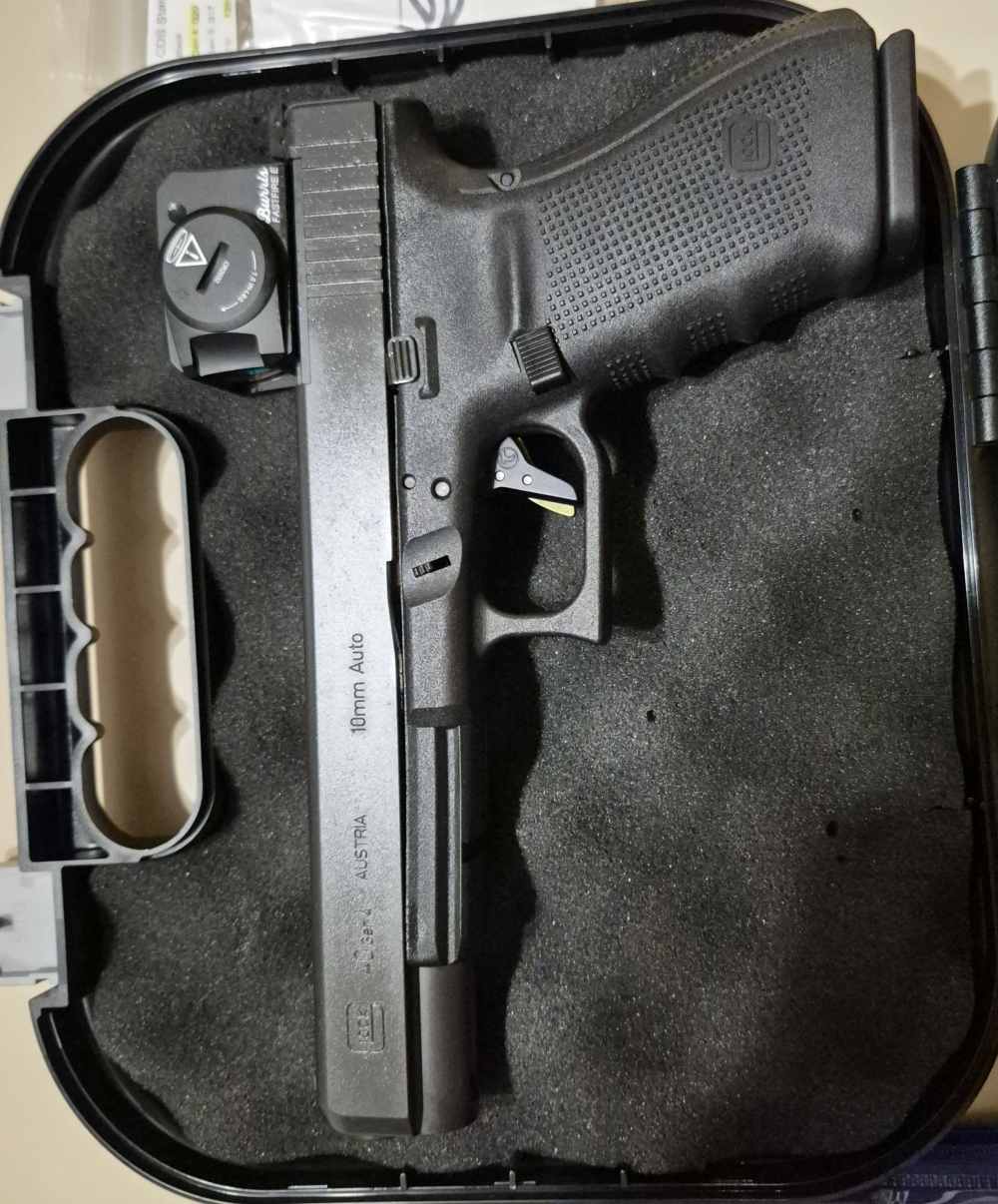 GLOCK G40 GEN 4 MOS LNIB PACKAGE 10MM / 40SW TIMNEY / BURRIS / LONE WOLF-img-1