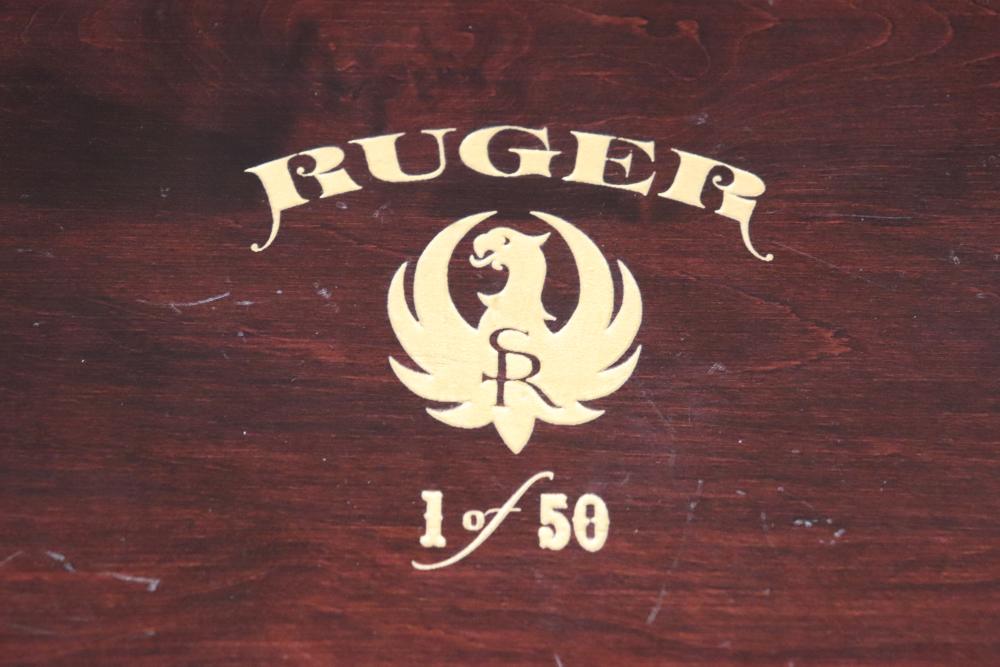 Ruger Vaquero 1 of 50 factory engraved 45 Colt 4 5/8" ANIC penny start-img-6