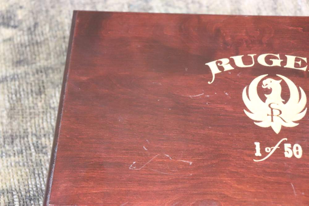 Ruger Vaquero 1 of 50 factory engraved 45 Colt 4 5/8" ANIC penny start-img-7