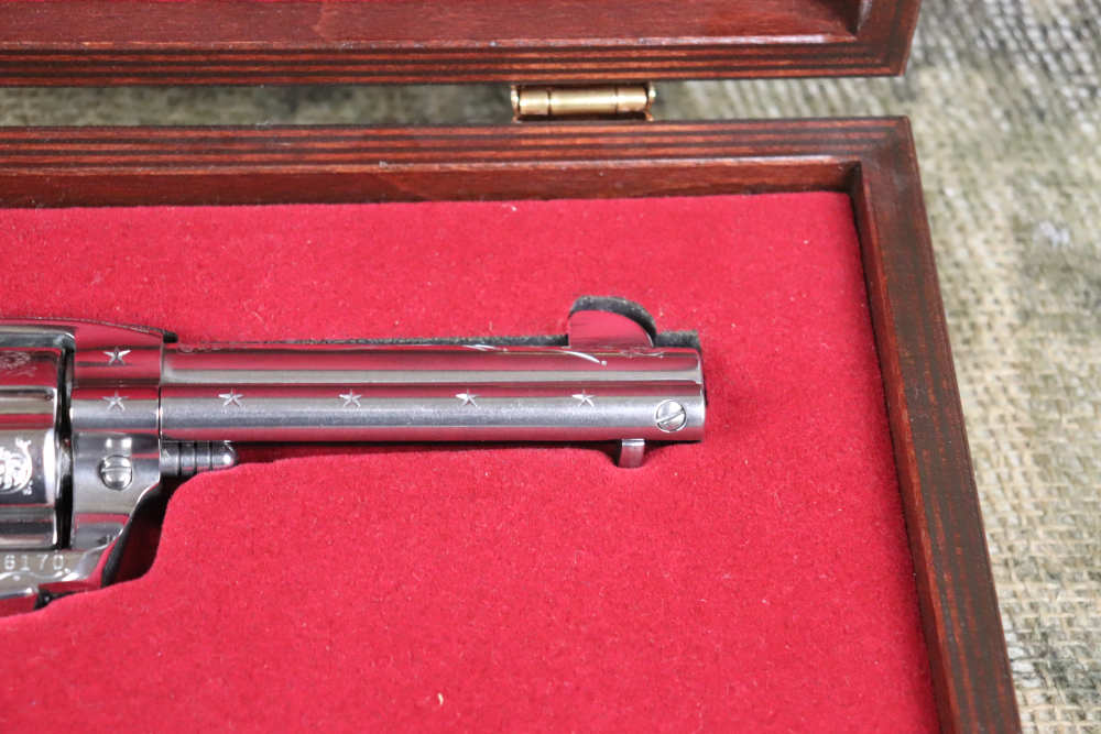 Ruger Vaquero 1 of 50 factory engraved 45 Colt 4 5/8" ANIC penny start-img-1