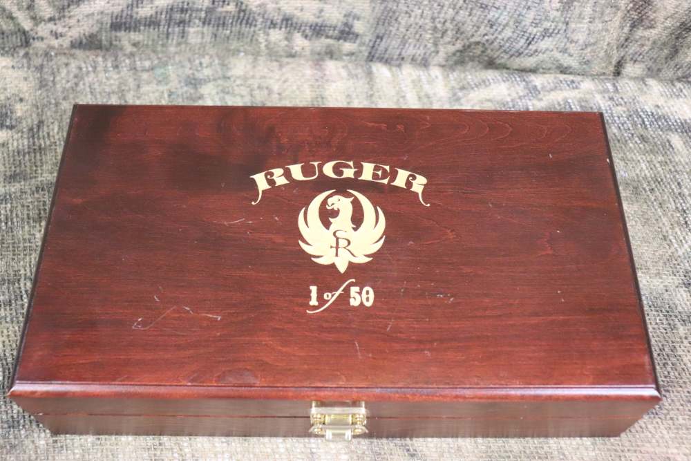 Ruger Vaquero 1 of 50 factory engraved 45 Colt 4 5/8" ANIC penny start-img-5
