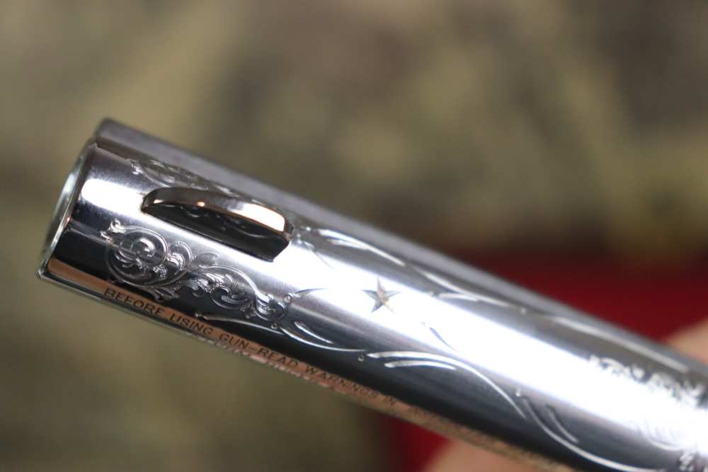 Ruger Vaquero 1 of 50 factory engraved 45 Colt 4 5/8" ANIC penny start-img-22