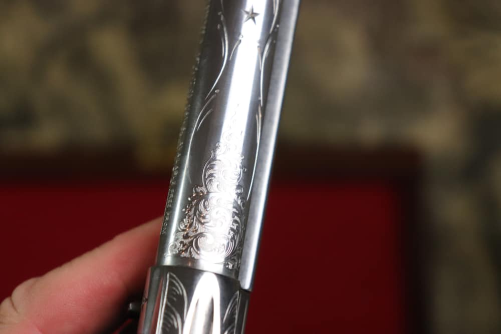 Ruger Vaquero 1 of 50 factory engraved 45 Colt 4 5/8" ANIC penny start-img-40
