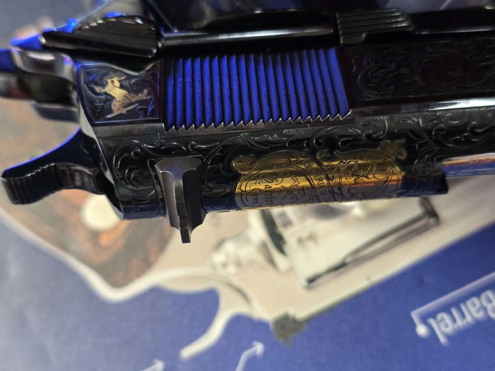 COLT 1911 38 SUPER SAM COLT ENGRAVED FACTORY NEW ON SALE-img-2