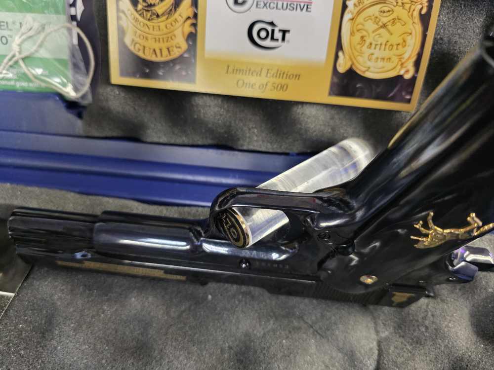 COLT 1911 38 SUPER SAM COLT ENGRAVED FACTORY NEW ON SALE-img-17