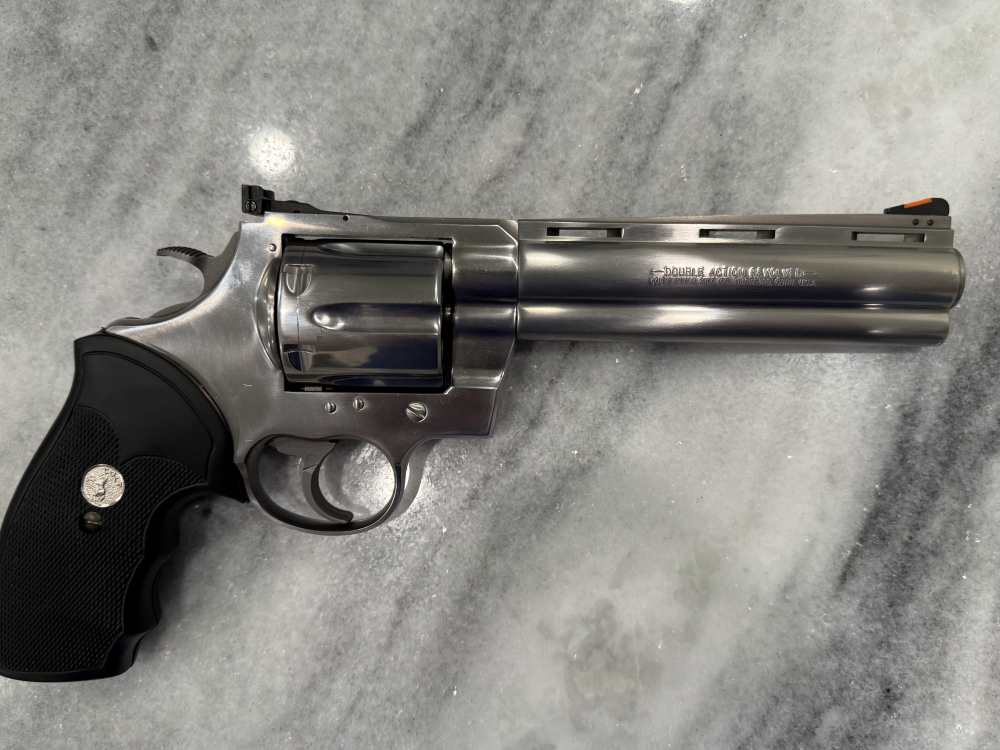 1993 COLT .45LC ANACONDA 6" NICE POLISH & MATCHING SERIAL #BOX-img-1