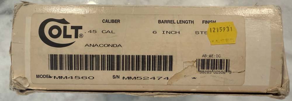 1993 COLT .45LC ANACONDA 6" NICE POLISH & MATCHING SERIAL #BOX-img-3