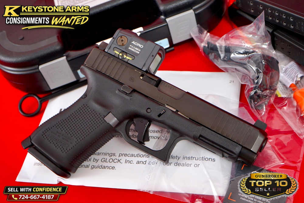Blue Label Glock G49 Gen 5 MOS7 9MM w/ Holosun, Action Work & More As New-img-7