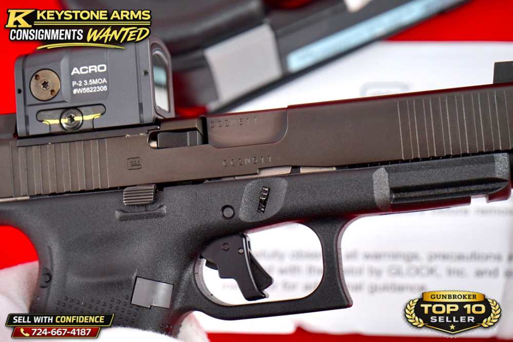 Blue Label Glock G49 Gen 5 MOS7 9MM w/ Holosun, Action Work & More As New-img-15