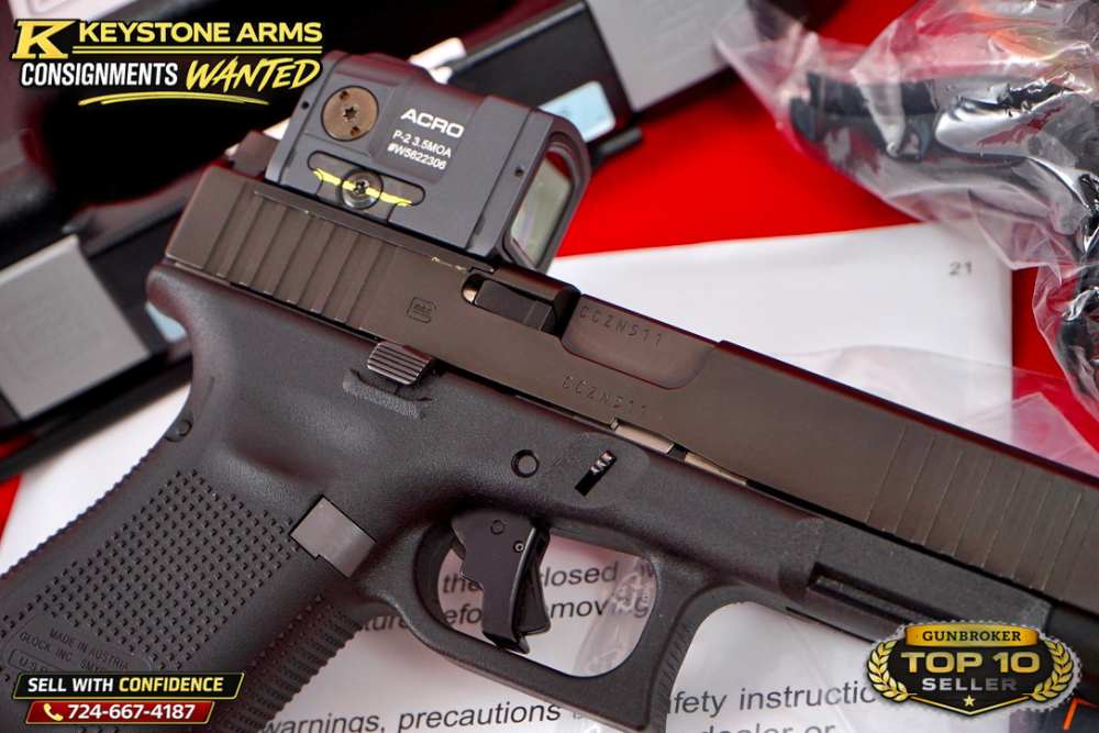 Blue Label Glock G49 Gen 5 MOS7 9MM w/ Holosun, Action Work & More As New-img-9