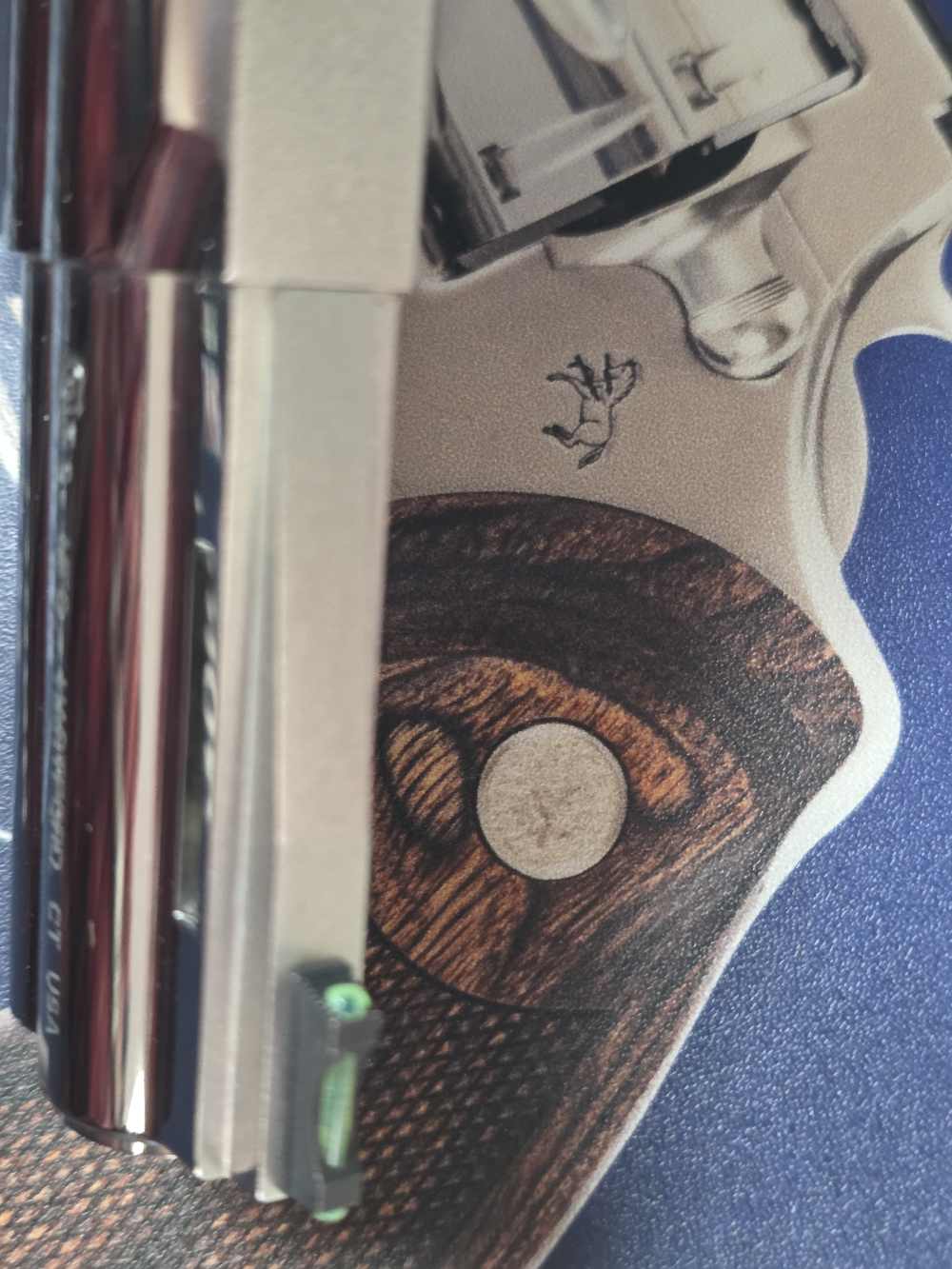 COLT PYTHON 3INCH 357MAG  BRIGHT STAINLESS GENUINE STAG GRIPS  NEW ON SALE-img-7