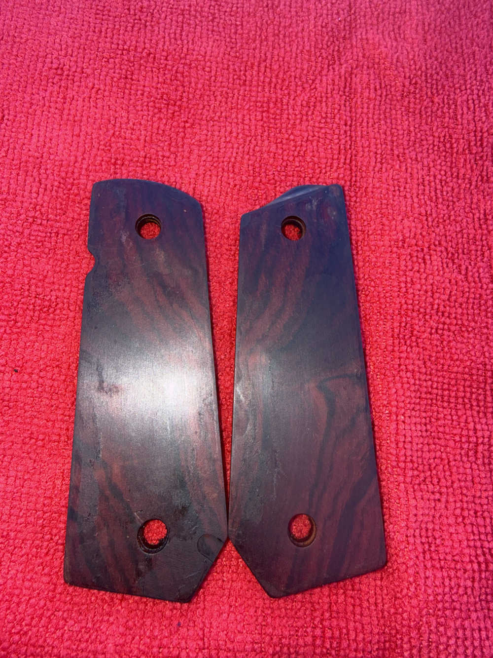 ED BROWN COCOBOLO GRIPS HAND CHECKERED BY AN OLD MASTER-img-2