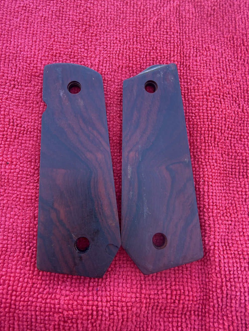 ED BROWN COCOBOLO GRIPS HAND CHECKERED BY AN OLD MASTER-img-3