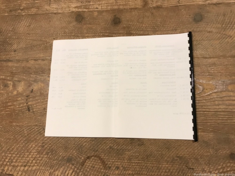 Hammerli 208 211 Manual Vintage Rare Literature Factory-img-1