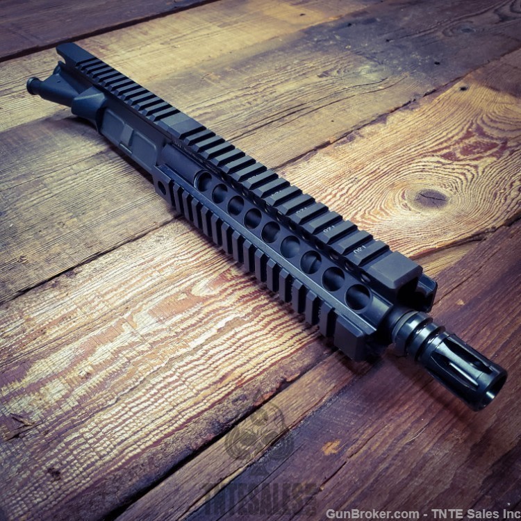 5.56 Nato 7.5" 1/7 MI Quadrail  Quad Rail Upper MK-18 MK18 Pistol SBR QPQ-img-0