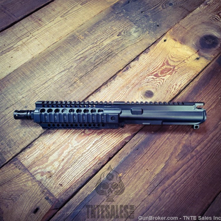 5.56 Nato 7.5" 1/7 MI Quadrail  Quad Rail Upper MK-18 MK18 Pistol SBR QPQ-img-5