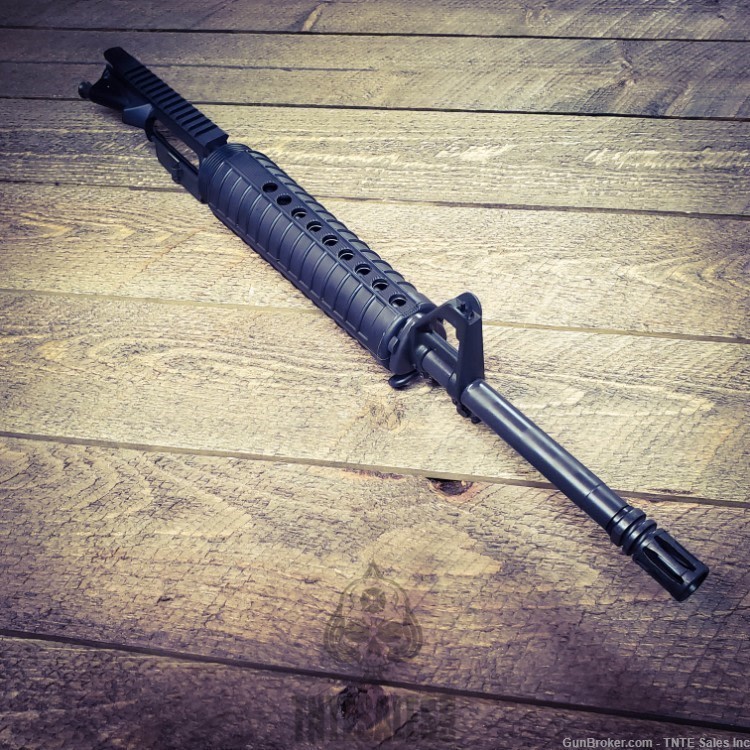 Midlength Mid Length upper 5.56 .223 AR15 M4 1/7 Chrome Lined-img-2