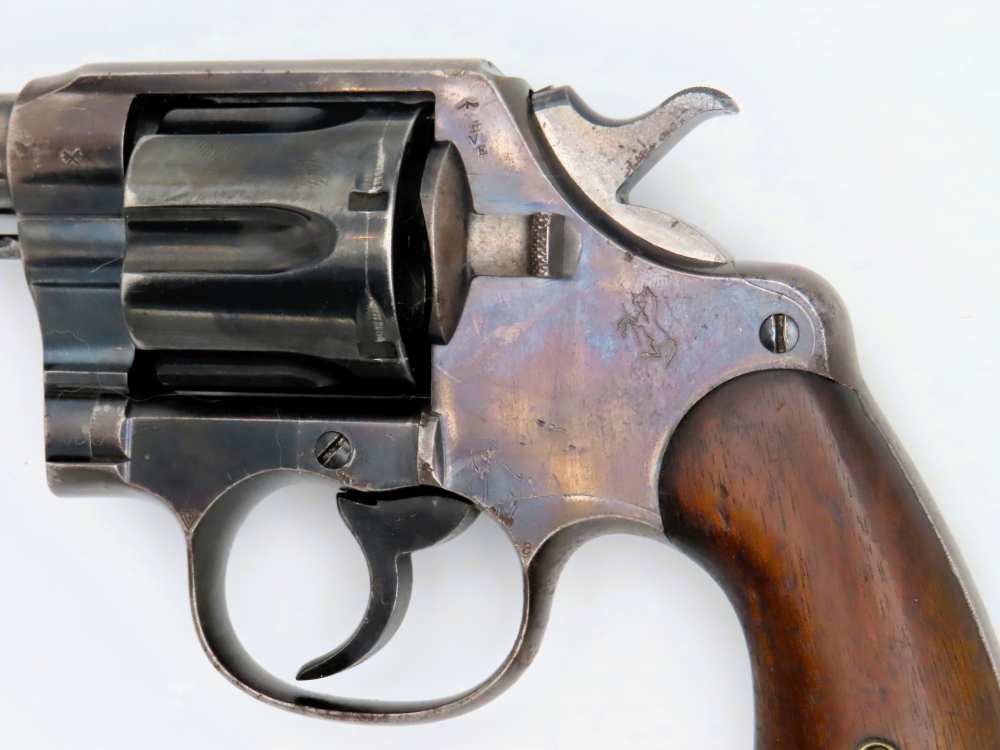 WW1 British Contract Colt New Service Revolver Unaltered .455 Webley 1915-img-14