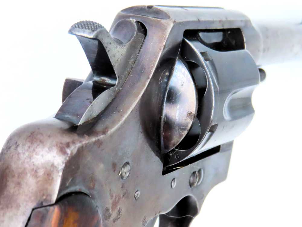 WW1 British Contract Colt New Service Revolver Unaltered .455 Webley 1915-img-7