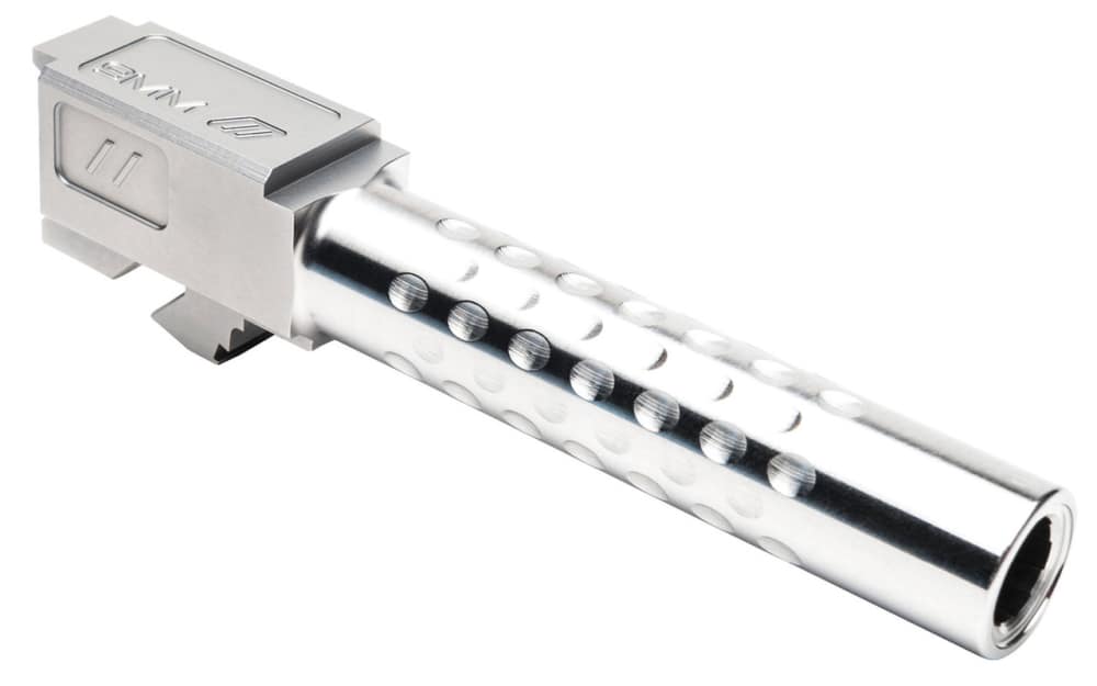 Zev 9mm 4.0" Match Grade Drop-in Dimpled Barrel, Glock 19, stainless-img-0
