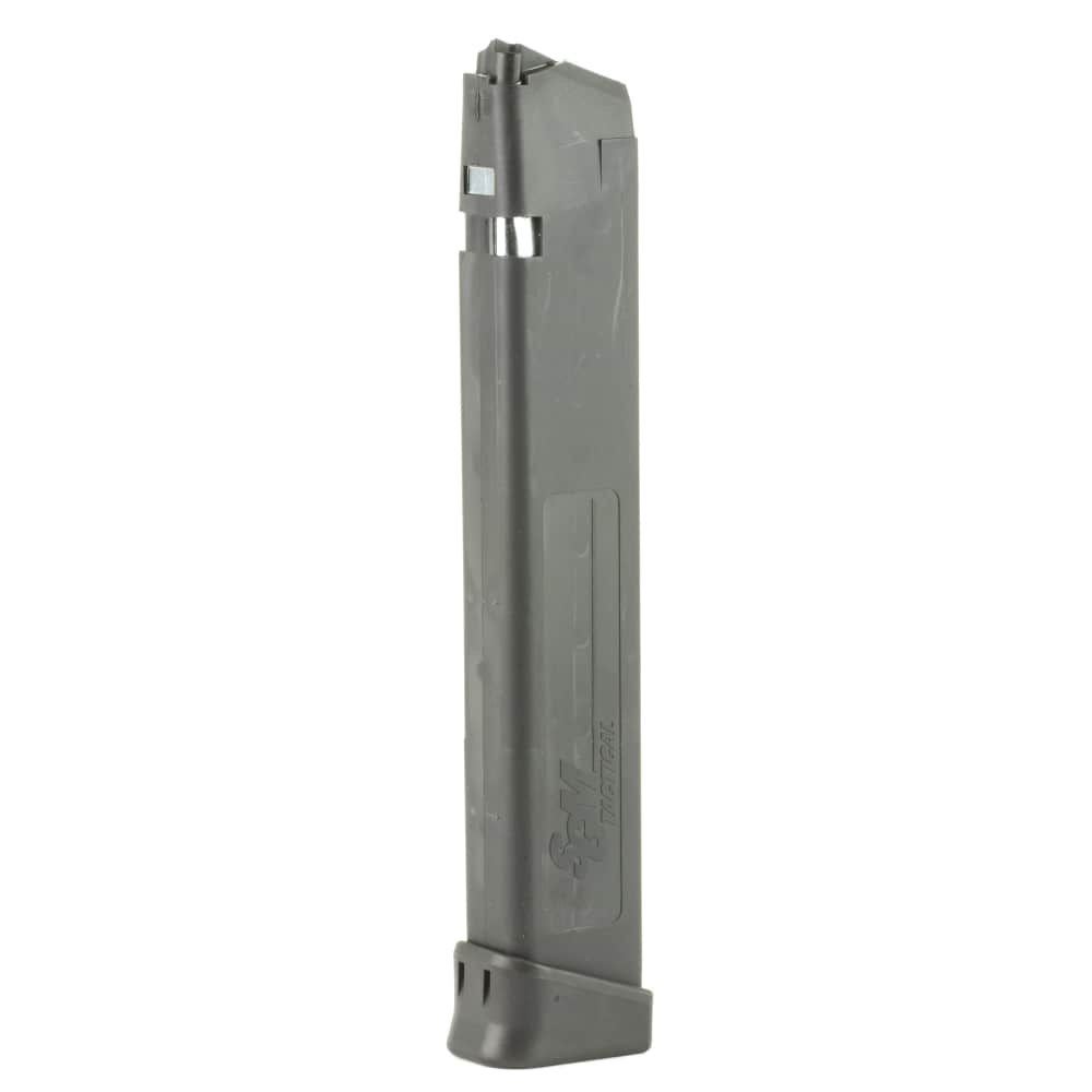 SGM Tactical, Magazine, 9MM, 33 Rounds, Fits Glock 17, Polymer, Black-img-0