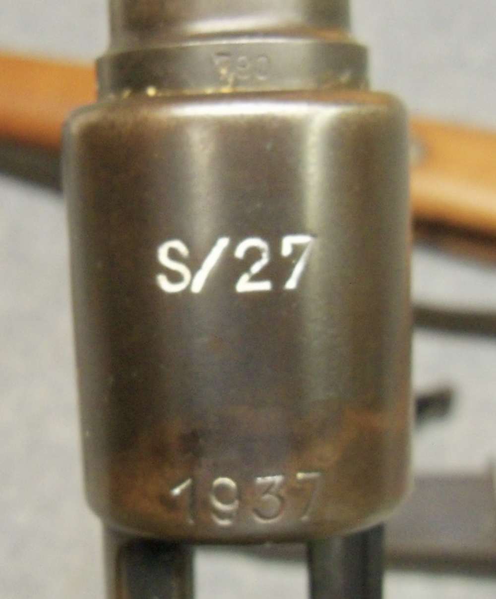 WWII GERMAN K98 S/27 1937 ERMA ERFURT VG BORE NO IMPORT WALNUT MAUSER 98K -img-27