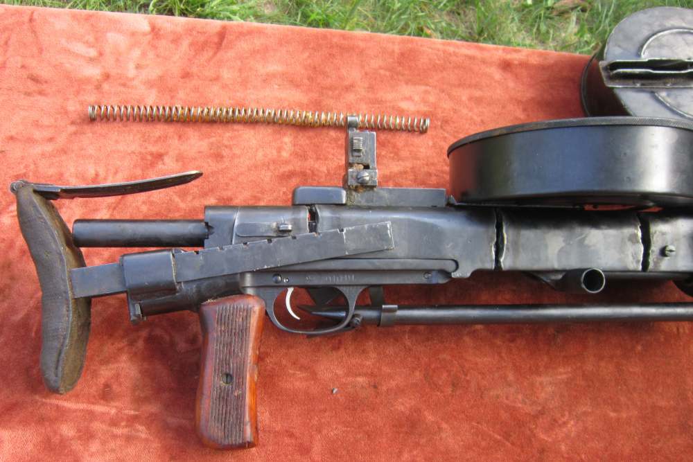 1945 Russian DTM SEMI AUTO DP-Tanker LMG parts kit, w/barrel, 2 Drums,tools-img-34