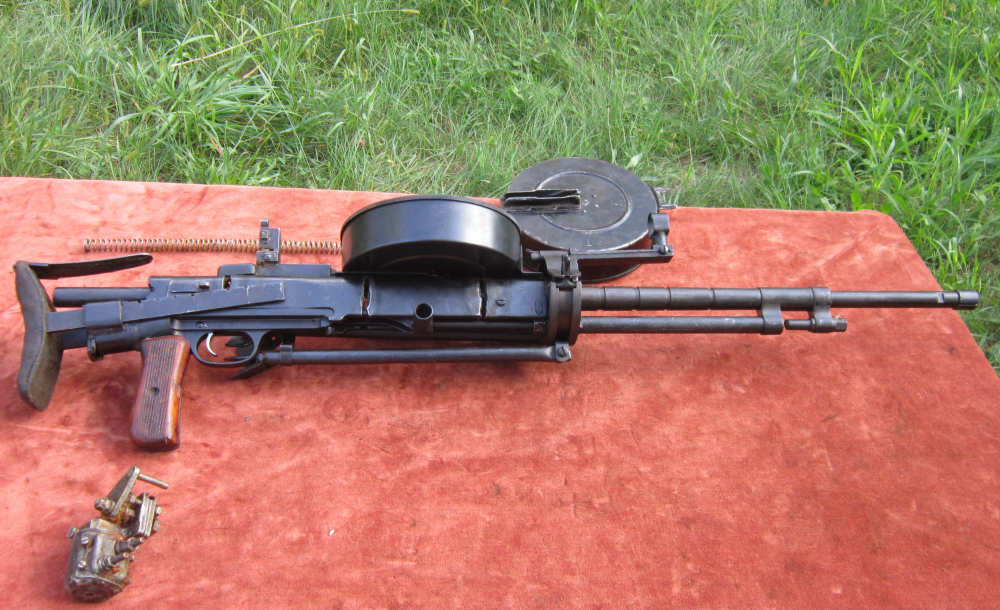 1945 Russian DTM SEMI AUTO DP-Tanker LMG parts kit, w/barrel, 2 Drums,tools-img-25