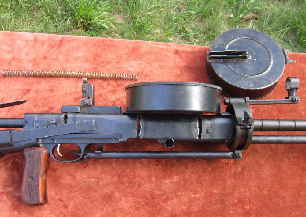 1945 Russian DTM SEMI AUTO DP-Tanker LMG parts kit, w/barrel, 2 Drums,tools-img-31