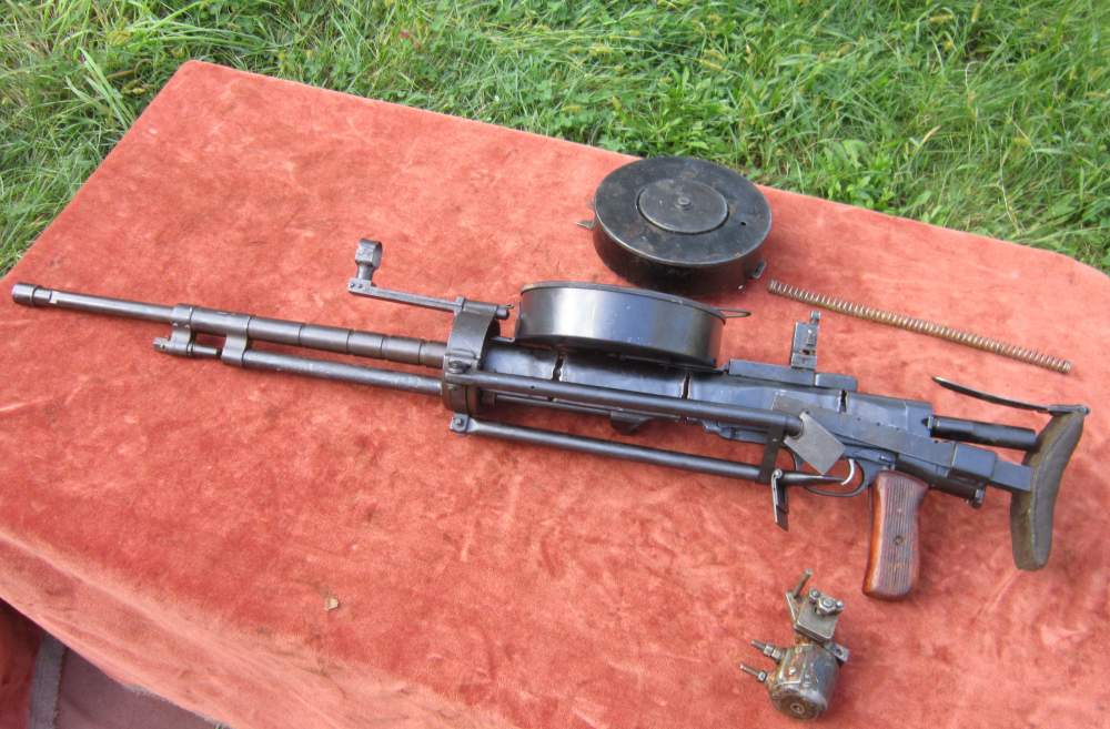 1945 Russian DTM SEMI AUTO DP-Tanker LMG parts kit, w/barrel, 2 Drums,tools-img-15