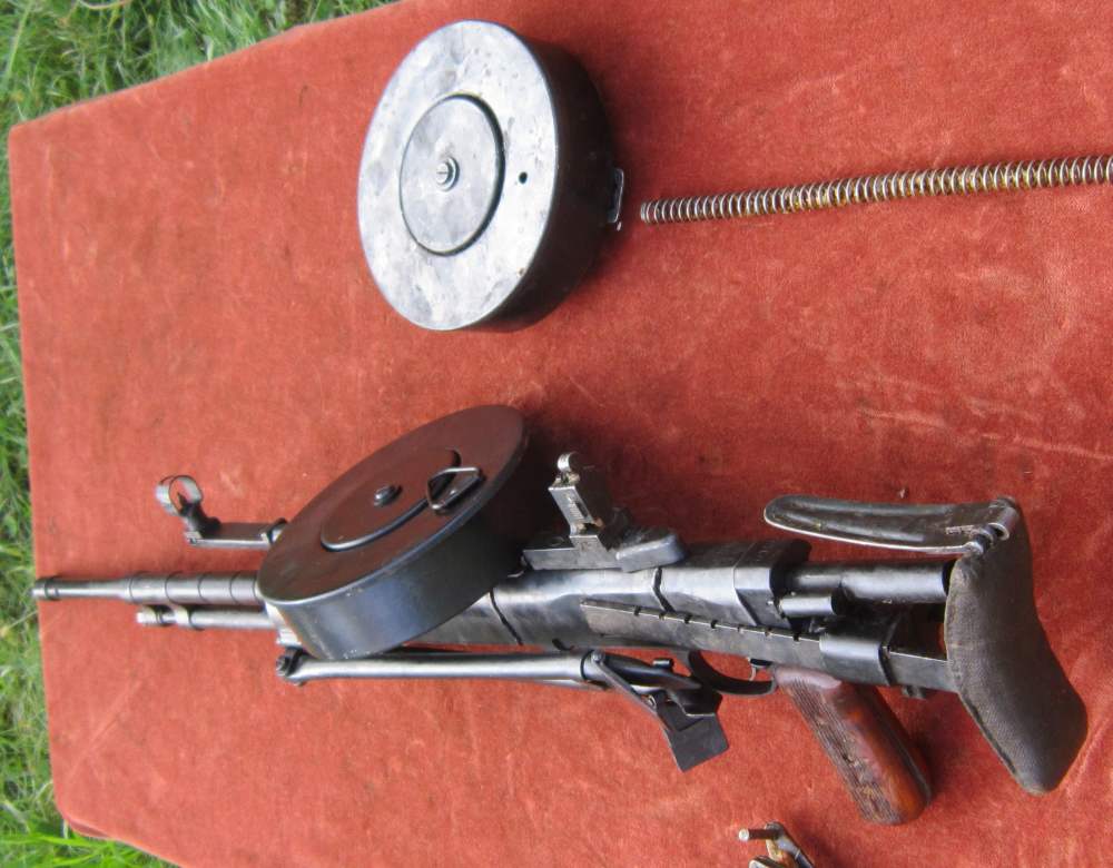 1945 Russian DTM SEMI AUTO DP-Tanker LMG parts kit, w/barrel, 2 Drums,tools-img-8