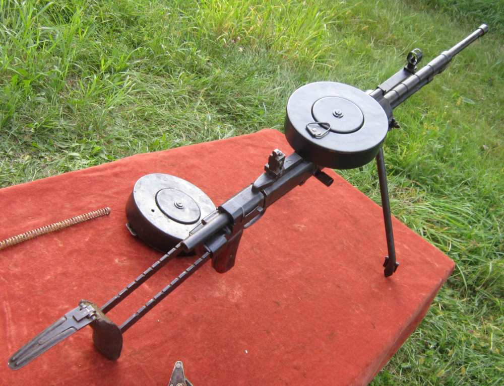 1945 Russian DTM SEMI AUTO DP-Tanker LMG parts kit, w/barrel, 2 Drums,tools-img-33