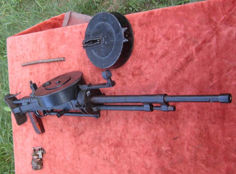 1945 Russian DTM SEMI AUTO DP-Tanker LMG parts kit, w/barrel, 2 Drums,tools-img-29