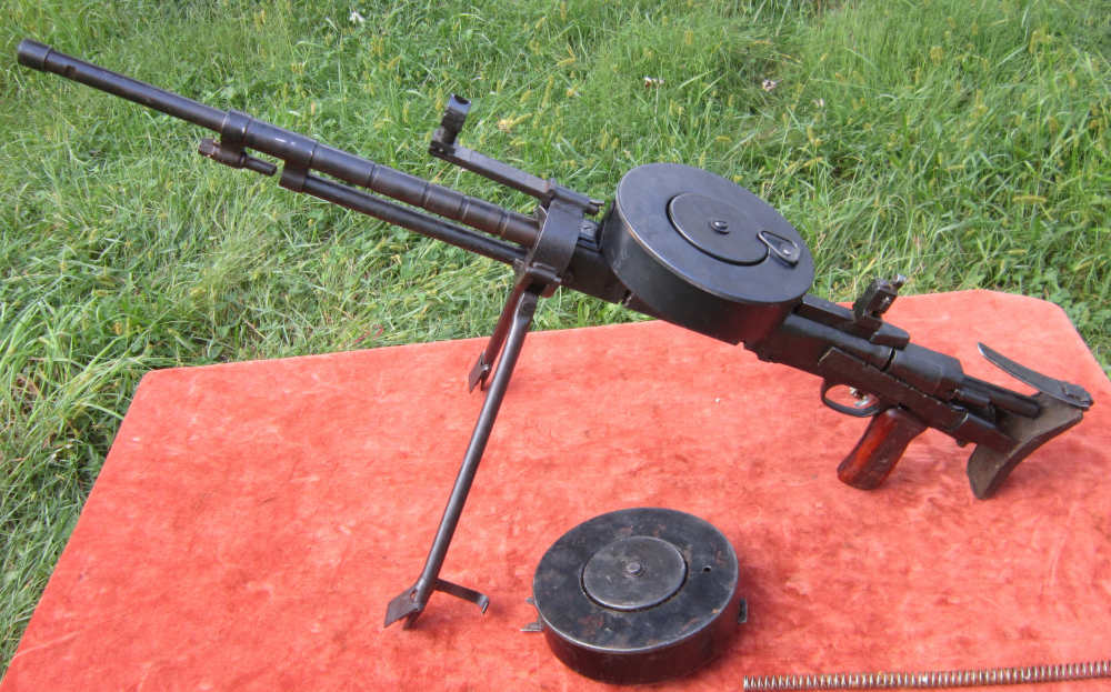 1945 Russian DTM SEMI AUTO DP-Tanker LMG parts kit, w/barrel, 2 Drums,tools-img-36