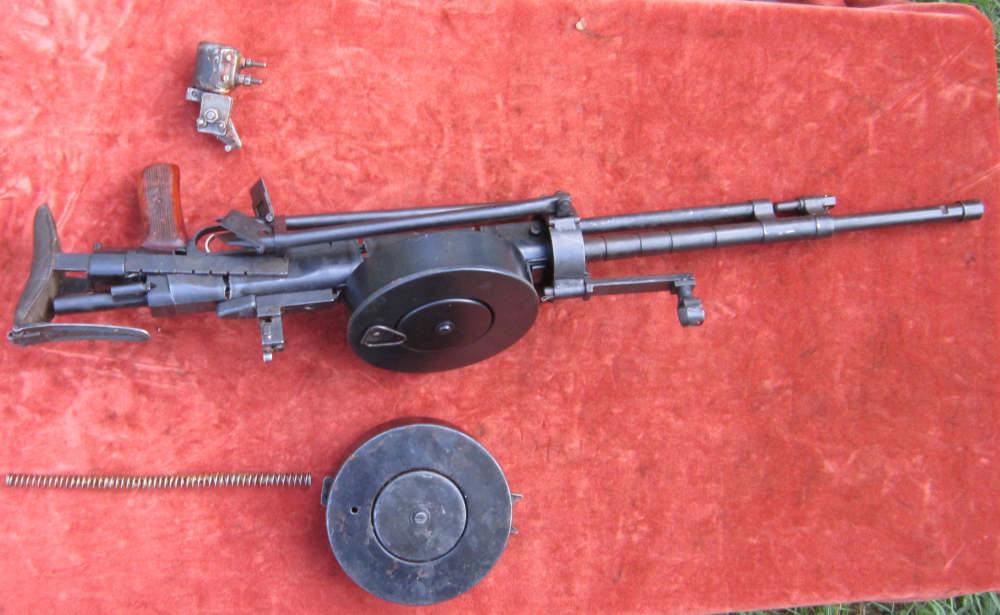 1945 Russian DTM SEMI AUTO DP-Tanker LMG parts kit, w/barrel, 2 Drums,tools-img-13