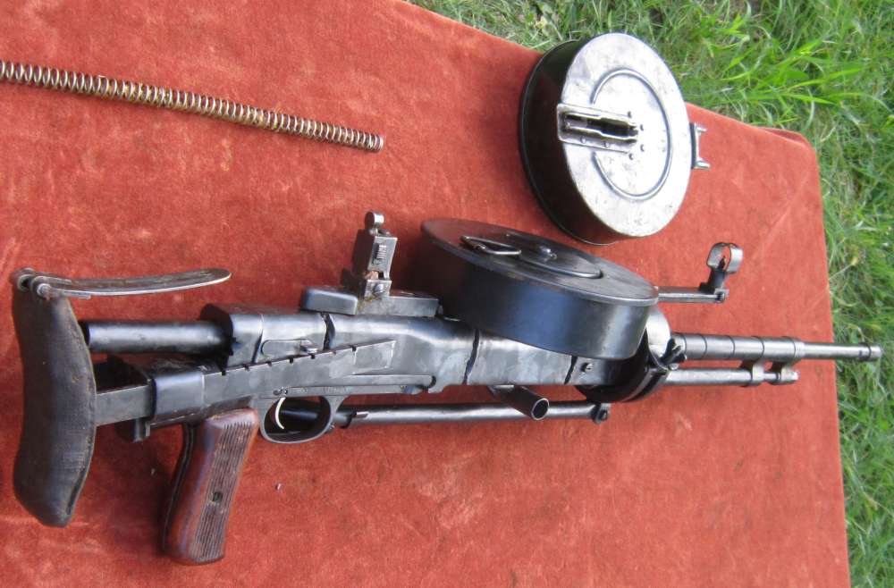 1945 Russian DTM SEMI AUTO DP-Tanker LMG parts kit, w/barrel, 2 Drums,tools-img-26