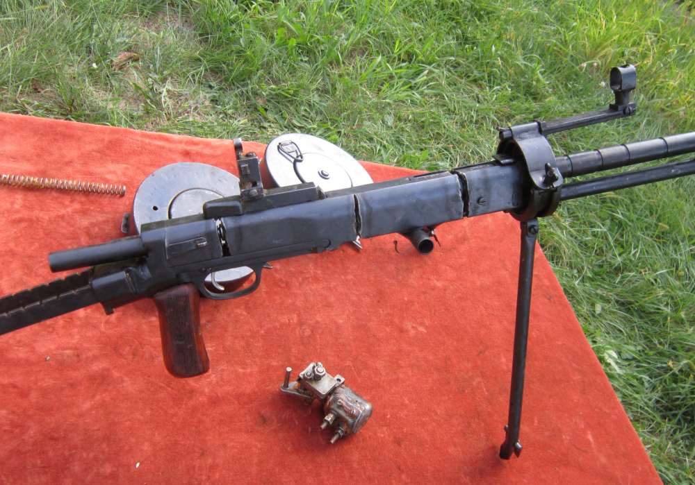 1945 Russian DTM SEMI AUTO DP-Tanker LMG parts kit, w/barrel, 2 Drums,tools-img-38