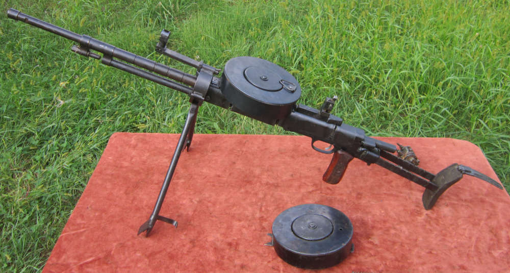 1945 Russian DTM SEMI AUTO DP-Tanker LMG parts kit, w/barrel, 2 Drums,tools-img-0