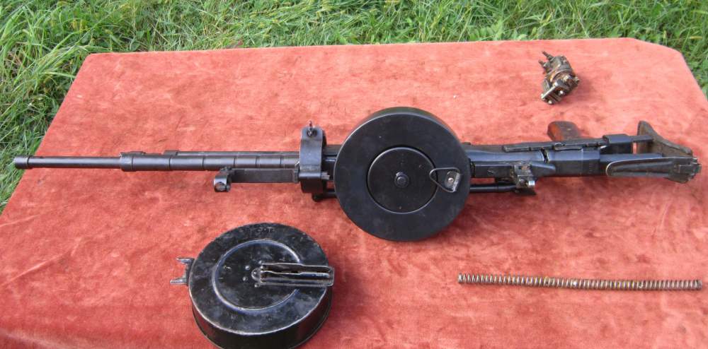 1945 Russian DTM SEMI AUTO DP-Tanker LMG parts kit, w/barrel, 2 Drums,tools-img-27