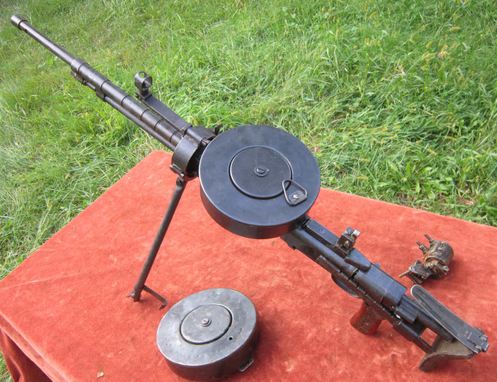 1945 Russian DTM SEMI AUTO DP-Tanker LMG parts kit, w/barrel, 2 Drums,tools-img-37