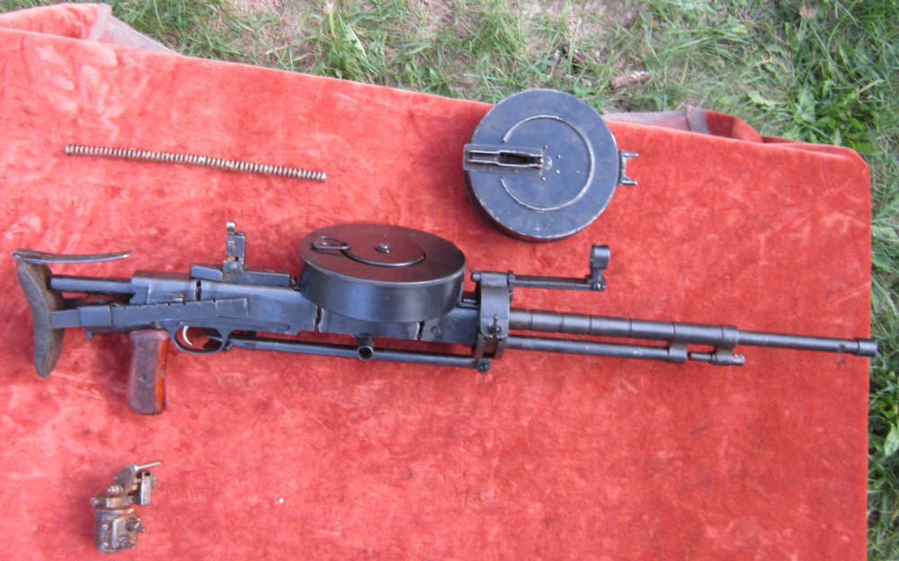 1945 Russian DTM SEMI AUTO DP-Tanker LMG parts kit, w/barrel, 2 Drums,tools-img-24