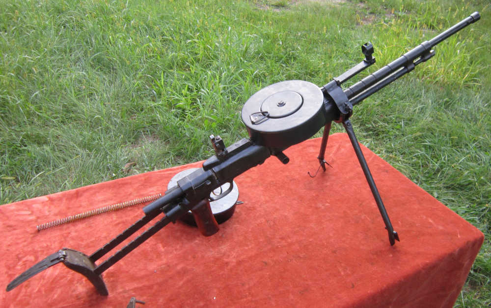 1945 Russian DTM SEMI AUTO DP-Tanker LMG parts kit, w/barrel, 2 Drums,tools-img-6