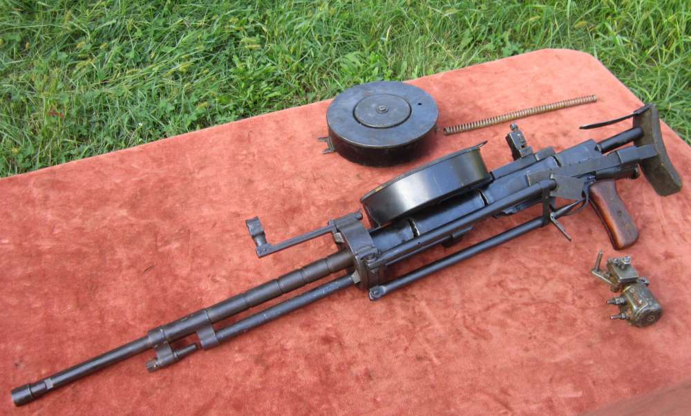 1945 Russian DTM SEMI AUTO DP-Tanker LMG parts kit, w/barrel, 2 Drums,tools-img-16